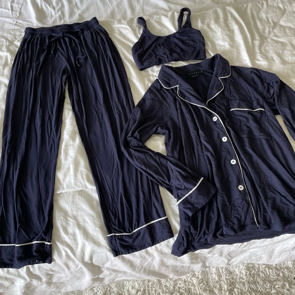 Hatch Other - HATCH mama outfit XS navy blue set pjs
